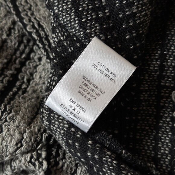 Chalet et Cici Sweater Medium Women Gray Pull On Textured Boucle Knit Round Neck - Picture 8 of 8